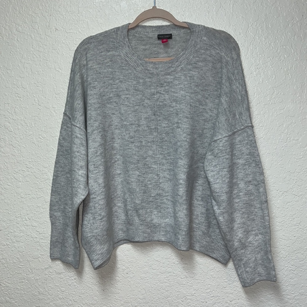 VINCE CAMUTO Light Gray Winter Sweater Size XXL